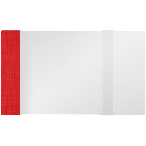 Okładki regulowane na książki i zeszyty A5 bezbarwne 25 sztuk 21,2x29,3-32cm OZB-44 BIURFOL