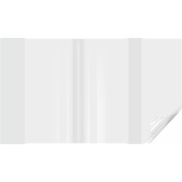 Okładki regulowane na książki i zeszyty B5 bezbarwne 25 sztuk 25,3x35,6-37,2cm OZB-45 BIURFOL