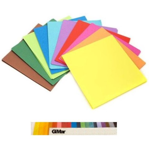 Papier do origami 2x2cm (500) GIMAR Papier do origami 2x2cm (500) GIMAR
