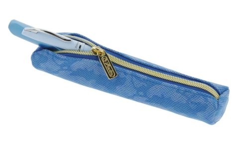 Piórnik szkolny na suwak Saszetka Kosmetyczka okrągła Snake niebieska 50046621 HERLITZ Piórnik szkolny na suwak Saszetka Kosmetyczka okrągła Snake niebieska 50046621 HERLITZ