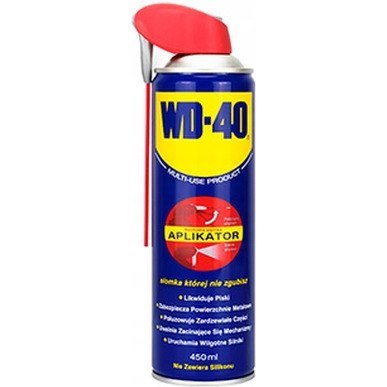 Preparat wielofunkcyjny/odrdzewiacz WD-40 450ml z aplikatorem Preparat wielofunkcyjny/odrdzewiacz WD-40 450ml z aplikatorem