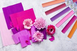Bibuła marszczona CREATINIO 10 sztuk 50x200cm purpurowy 400153901 TOP 2000