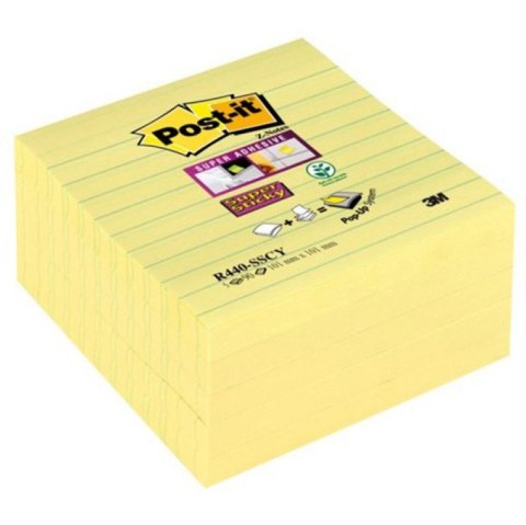 Bloczek samoprzylepny 101x101mm 90k żółty linia (5szt) POST-IT Super Sticky Z-Notes XL (R440-SSCY) Bloczek samoprzylepny 101x101mm 90k żółty linia (5szt) POST-IT Super Sticky Z-Notes XL (R440-SSCY)