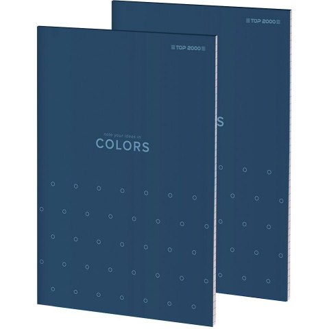 Blok notatnikowy w kratkę A6 notatnik 100 kartek COLORS 400169238 TOP 2000 Blok notatnikowy w kratkę A6 notatnik 100 kartek COLORS 400169238 TOP 2000