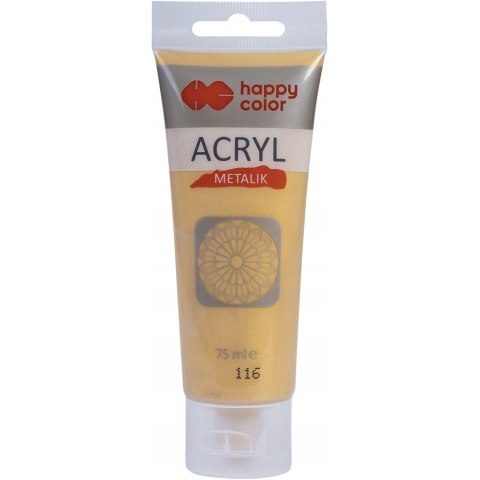 Farba akrylowa 75ml delikatne złoto met HA 7370 0075-113 HAPPY COLOR Farba akrylowa 75ml delikatne złoto met HA 7370 0075-113 HAPPY COLOR