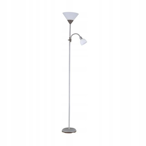 Lampa podłogowa PLATINET E27 + E14 szara (44527) Lampa podłogowa PLATINET E27 + E14 szara (44527)