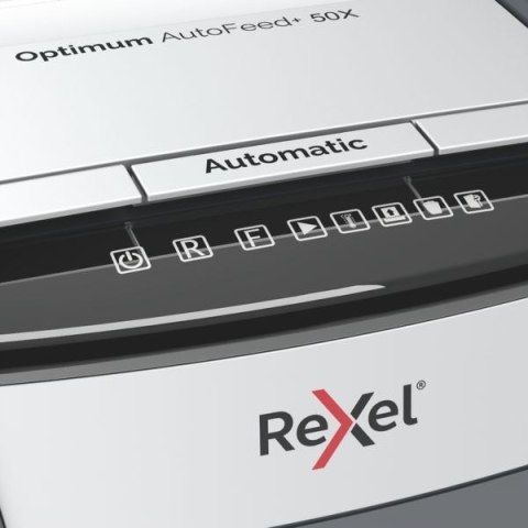 Niszczarka REXEL Optimum AutoFeed+ 50X P4,50 kartek 20L 2020050XEU Niszczarka REXEL Optimum AutoFeed+ 50X P4,50 kartek 20L 2020050XEU