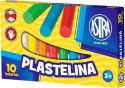 Plastelina szkolna dla dzieci zestaw 10 kolorów 83812902 ASTRA
