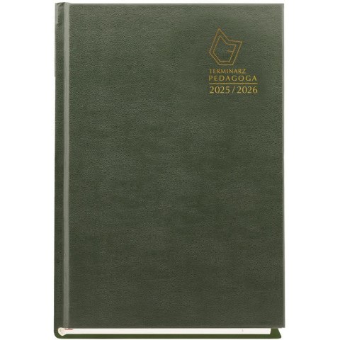 Terminarz PEDAGOGA 2025/2026 ZIELONY T-150V-Z Michalczyk i Prokop