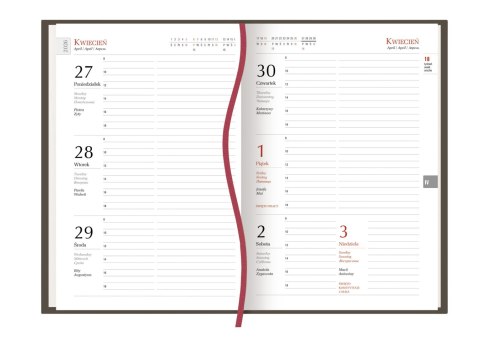 Terminarz PEDAGOGA 2025/2026 ZIELONY T-150V-Z Michalczyk i Prokop