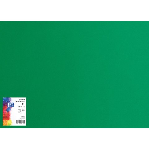 Blok karton kolorowy CREATINIO A1 160g 25 arkuszy nr.63 zielony 400149561 TOP 2000