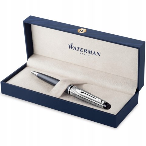 Długopis EXPERT DELUX Metalic grafitowy CT WATERMAN 2187691 Długopis EXPERT DELUX Metalic grafitowy CT WATERMAN 2187691