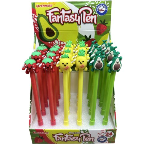 Długopis fantazyjny FRUIT 0,8mm niebieski TT8988 PENMATE Długopis fantazyjny FRUIT 0,8mm niebieski TT8988 PENMATE