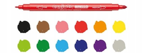 Flamastry BIRELLO 12k-dwus. CARIOCO 41457 160-1463 Flamastry BIRELLO 12k-dwus. CARIOCO 41457 160-1463