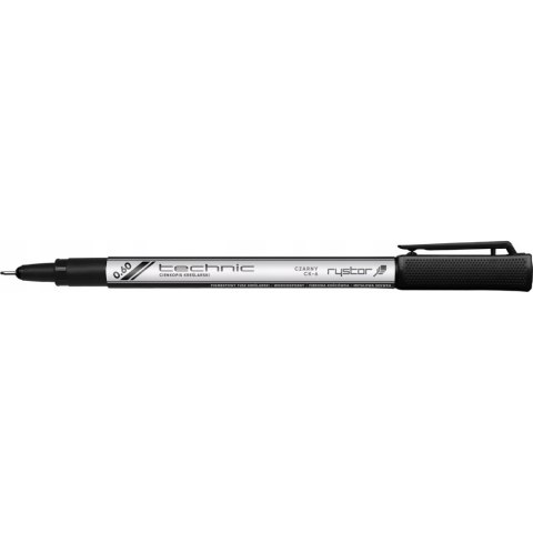 Cienkopis kreślarski TECHNIC 0.6mm czarny 405-060 RYSTOR
