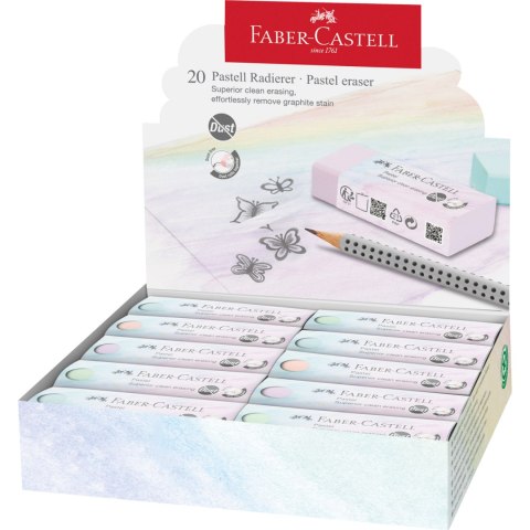 Gumka DUST-FREE ECO pastelowa 187392 Faber-Castell Gumka DUST-FREE ECO pastelowa 187392 Faber-Castell