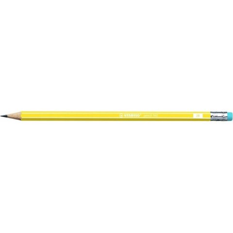 Ołówek STABILO 160 z gumką 2B żółty 2160/05-2B Ołówek STABILO 160 z gumką 2B żółty 2160/05-2B