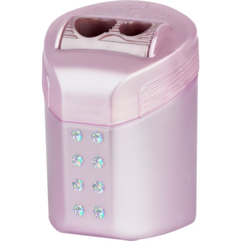 Temperówka podwójna RollOn SPARKLE na blistrze 183990 FABER-CASTELL Temperówka podwójna RollOn SPARKLE na blistrze 183990 FABER-CASTELL