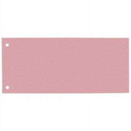 Przekładki do segregatora kartonowe 1/3 A4 105x240mm różowa 100 sztuk 100205027 OXFORD