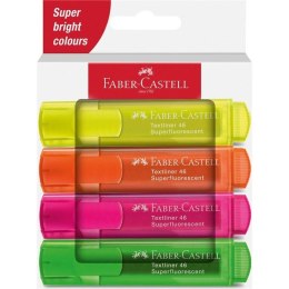 Zakreślacz 1546 4 kolory neonowe opakowanie kartonowe 254644 FABER-CASTELL