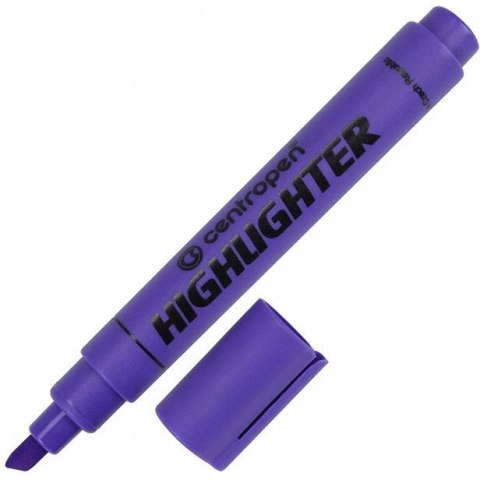 Zakreślacz fluo fioletowy 8552 CENTROPEN Zakreślacz fluo fioletowy 8552 CENTROPEN