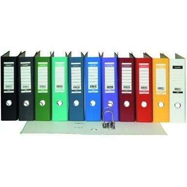 Segregator na dokumenty A4 80mm XXL czarny z szyną 100551789 BANTEX Segregator na dokumenty A4 80mm XXL czarny z szyną 100551789 BANTEX