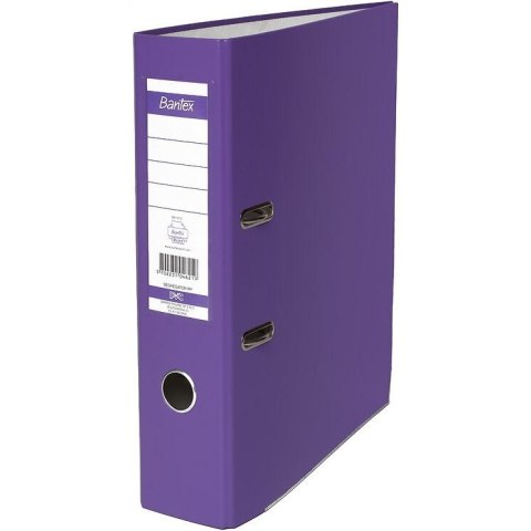 Segregator na dokumenty A4 80mm XXL fioletowy z szyną 100551793 BANTEX Segregator na dokumenty A4 80mm XXL fioletowy z szyną 100551793 BANTEX