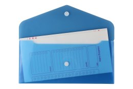 Teczka kopertowa na dokumenty A5 satyna PP 12sztuk mix kolorów TKS-02-00 BIURFOL