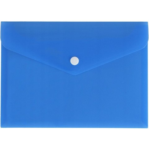 Teczka kopertowa na dokumenty A5 satyna PP niebieska TKS-02-13 BIURFOL Teczka kopertowa na dokumenty A5 satyna PP niebieska TKS-02-13 BIURFOL