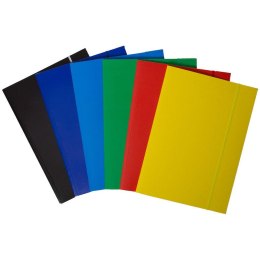 Teczka na dokumenty z gumką A4 kartonowa niebieska 100553869 BANTEX