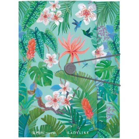 Teczka z gumką na dokumenty A4 PP LADYLIKE JUNGLE 50043996 HERLITZ Teczka z gumką na dokumenty A4 PP LADYLIKE JUNGLE 50043996 HERLITZ