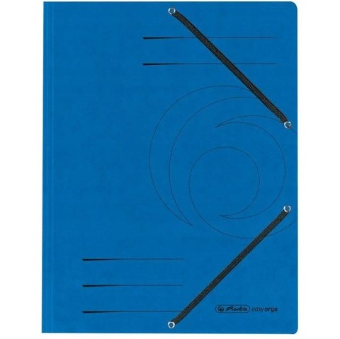 Teczka z gumką na dokumenty A4 z zakładkami Colorspan niebieska 10843910 HERLITZ Teczka z gumką na dokumenty A4 z zakładkami Colorspan niebieska 10843910 HERLITZ