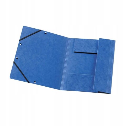 Teczka z gumką na dokumenty A4 z zakładkami Colorspan niebieska 10843910 HERLITZ Teczka z gumką na dokumenty A4 z zakładkami Colorspan niebieska 10843910 HERLITZ