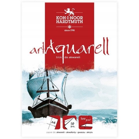 Blok A4 10k 300g ART AQUARELL BLO-AKA4AR KOH-I-NOOR Blok A4 10k 300g ART AQUARELL BLO-AKA4AR KOH-I-NOOR