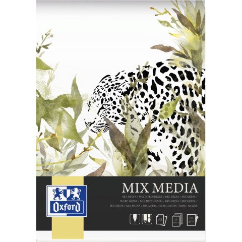 Blok malarski techniczny A3 MIX MEDIA 25 kartek 225g 400166124 OXFORD Blok malarski techniczny A3 MIX MEDIA 25 kartek 225g 400166124 OXFORD