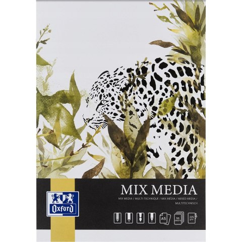 Blok malarski techniczny A5 MIX MEDIA 50 kartek 225g 400183974 OXFORD Blok malarski techniczny A5 MIX MEDIA 50 kartek 225g 400183974 OXFORD