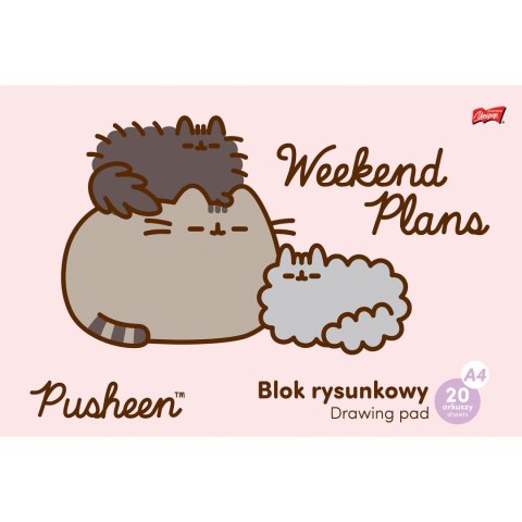 Blok rysunkowy szkolny A4 20 kartek 80g PUSHEEN UNIPAP Blok rysunkowy szkolny A4 20 kartek 80g PUSHEEN UNIPAP
