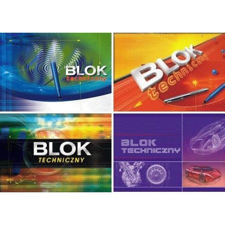 Blok techniczny A4 10k 170g KRESKA Blok techniczny A4 10k 170g KRESKA