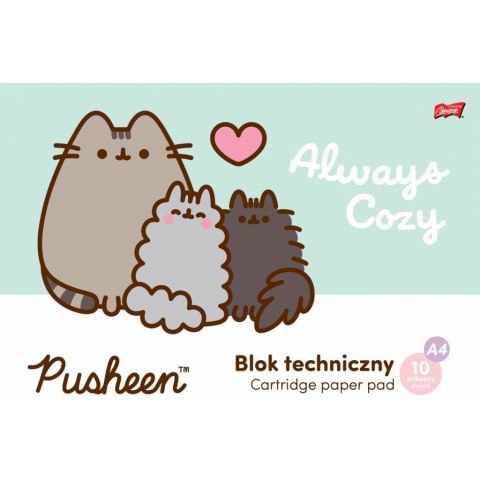 Blok techniczny szkolny A4 biały 10 kartek 190g PUSHEEN UNIPAP Blok techniczny szkolny A4 biały 10 kartek 190g PUSHEEN UNIPAP