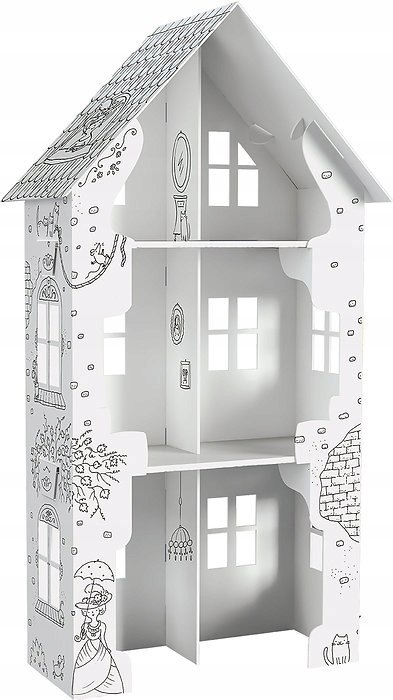 Kolorowanka składana 3D XXL Domek ul.Fiołkowa 4 PD-000201 MONUMI Kolorowanka składana 3D XXL Domek ul.Fiołkowa 4 PD-000201 MONUMI
