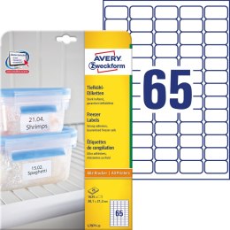 Etykieta ZF 38,1x21,2mm biała (25ark) L7971-25 AVERY ZWECKFORM