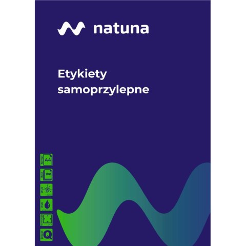 Etykieta samoprzylepna NATUNA A4 (100ark) 70x42,3mm (21etyk/ark) Etykieta samoprzylepna NATUNA A4 (100ark) 70x42,3mm (21etyk/ark)
